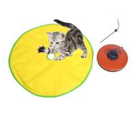 ZLXHDL Jeu Interactif Miaou de Souris à Griffes pour Chat - Jouet avec Base Antidérapante 4 Vitesses pour Chaton et Formation