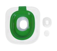 ZLXHDL Plateau portatif de Formation de Toilette de Chat de 5ème génération Siège démontable réutilisable d'entraîneur de Pot de Chat avec l'anti bac à litière de Glissement (Green)