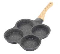 ZLXHDL Poele a Pancakes,Poele Pancakes Induction,Poele 4 Compartiment Avec Poignée Anti-br?lure Et Isolation Thermique Connexion Rivet