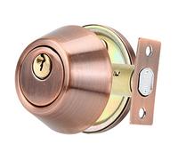 ZLXHDL Poignées dans des portes internes, bouton de jackful blindé luxueux et résistant adapté aux maisons familiales et aux environnements résidentiels (Couleur ancienne rouge)