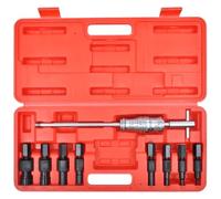 ZLXHFFH Ensemble d'outils d'extraction de palier à Trou borgne 9 pcs | Extracteur interne,retrait paliers pilotes,douille de serrage,mallette moulée par soufflage,usage atelier