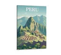 ZlXXYZ Impression sur toile murale moderne - Poster de voyage San Juan Porto Rico - Motif beauté côtière - 40 x 60 cm - Style cadre