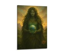 ZlXXYZ Poster sur toile pour décoration murale moderne de bureau familial, déesse mythe de la terre, 20 x 30 cm, style cadre