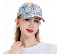ZLYC Baseball - Casquette de Baseball - Femme | Respirant, léger, esthétique de vacances tropicales, balade en ville, café, rendez-vous, concert de randonnée, festival