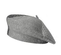 ZLYC Bérets d'hiver pour Femme en Cachemire français Chaud avec imprimé Classique, Pied de Poule GY, Taille Unique