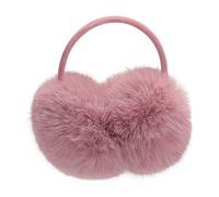 ZLYC Cache-oreilles réglable en fausse fourrure pour femmes/filles, pour l’hiver, Grand rose., taille unique
