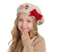 ZLYC Classique Béret Laine pour Filles Garçons Moderne Artiste Français | Béret pour enfants de 3 à 7 ans, parfait pour l'automne et l'hiver, les excursions quotidiennes et les séances photo