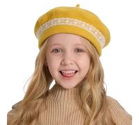 ZLYC Classique Béret Laine pour Filles Garçons Moderne Artiste Français | Béret pour enfants de 3 à 7 ans, parfait pour l'automne et l'hiver, les excursions quotidiennes et les séances photo