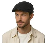 ZLYC Été Casquette Plate de crieur de journaux en Coton pour Homme, Taille Unique