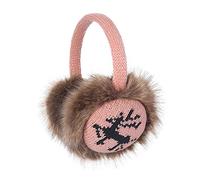 ZLYC Hiver Cache Fausse fourrure Cache-oreilles pour Femmes(Rose Élan)