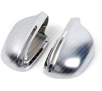ZLYFCL 2 Pièces ABS Coques de Rétroviseur de Voiture pour Audi A3 S3 Sportback 8P (Models Before Facelift 2009-2010), Protection Décor Latérale Miroir Cache-Miroir Remplacement