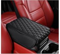 ZLYFCL Coussin D'Accoudoir de Voiture en Cuir pour Mazda 3/Axela 2003-2018 2019 2020 2021 2022 2023 2024 2025 2026, Console Centrale de Voiture Coussin Accessoires de Décoration,A-Black