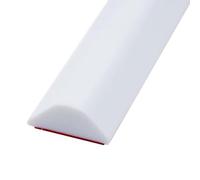 ZLYJQAQ Barrière de Douche Pliable,Barriere Seuil de Douche Anti Débordement Silicone,Barrière d Eau Douche, Barre de Seuil de Douche Autocollante,Seuil de Douche Barrage d'eau (130cm,Blanc)