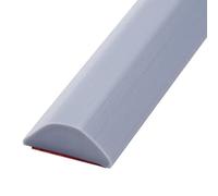 ZLYJQAQ Barrière de Douche Pliable,Barriere Seuil de Douche Anti Débordement Silicone,Barrière d Eau Douche, Barre de Seuil de Douche Autocollante,Seuil de Douche Barrage d'eau (50cm,Gris)
