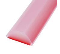 ZLYJQAQ Barrière de Douche Pliable,Barriere Seuil de Douche Anti Débordement Silicone,Barrière d Eau Douche, Barre de Seuil de Douche Autocollante,Seuil de Douche Barrage d'eau (140cm,Transparent)