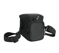 ZLYLVRC Étui pour appareil photo Kodak PIXPRO AZ405/AZ425/AZ255/AZ401/AZ528 et Nikon COOLPIX B500, sac de transport portable avec sangle réglable et deux poches, noir