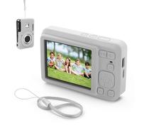 ZLYLVRC Housse de protection en silicone compatible avec appareil photo numérique Kodak PIXPRO FZ55 - Légère et absorbante, gris, 11 x 7 x 2 cm (4.33 × 2.76 × 0.79 inches), Protection intégrale