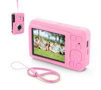 ZLYLVRC Housse de protection en silicone compatible avec appareil photo numérique Kodak PIXPRO FZ55 - Légère et absorbante, rose, 11 x 7 x 2 cm (4.33 × 2.76 × 0.79 inches), Protection intégrale