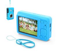 ZLYLVRC Housse de protection en silicone compatible avec appareil photo numérique Kodak PIXPRO FZ55 - Légère et absorbante, bleu, 11 x 7 x 2 cm (4.33 × 2.76 × 0.79 inches), Protection intégrale
