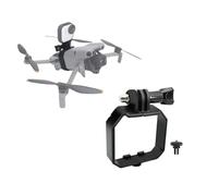 ZLYLVRC Support de montage supérieur pour drone DJI Mini 5 Pro, support d'extension de caméra d'action avec adaptateur réglable et écrou de trépied de 6,35 mm