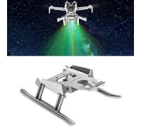 ZLYLVRC Train d'atterrissage pliable avec lumière LED flash pour DJI Mini 4 Pro Drone Kit d'extension de jambe pour Mini 4 Pro Accessoires