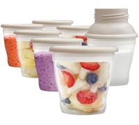 ZM4000 Lot de 7 récipients à lait avec adaptateur KIDO