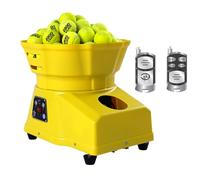 ZMAYPLUS Machine de balle de tennis à programmation intelligente avancée - Haute capacité avec application/télécommande, vitesse de service réglable et entraînement en plein air pour tous les niveaux