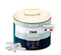 ZMB + Taurine • Sommeil & Stress • 60 gélules végétales ultra dosées • 1 mois • Formule biodisponible • Testé en laboratoire indépendant • Made in FR • Ecoresponsable • Aqeelab