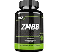 ZMB6 120 Capsules - Citrate de Magnésium 110 mg, Zinc 5 mg et vitamine B6 - Approvisionnement de 4 mois - Soutient l'état de la peau, des cheveux et des ongles - Supplément diététique - par MZ