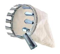 ZMCGNO 1 tête de cueille-Fruits en Plastique avec Sac, 14 cm, Outil de cueillette for Jardin et Ferme, Perche for cueillir avocats et Pommes.(14cm)