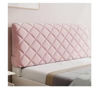 ZMCGNO Couverture de tête lit à Carreaux Doux en Peluche Chaud Hiver Couverture arrière Universelle épaissir 360 ° Wrap Chambre Protecteur poussière(Pink,W170 x H70cm G)