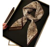 ZMCGNO Foulard carré en soie de luxe for senior, 65 x 65 cm, bandana for femme, foulard, couvre-chef, Bufandas(Color4)