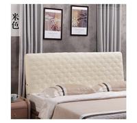 ZMCGNO King Bed Head Cover Couvre-lit Élastique Drap-Housse Tête de lit Brancards esthétiques Panneaux Avant Home Comfort Literie Fluffy Plaid(Beige,W220 x H60cm)