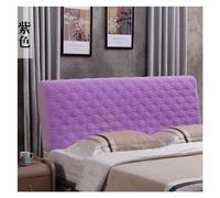 ZMCGNO King Bed Head Cover Couvre-lit Élastique Drap-Housse Tête de lit Brancards esthétiques Panneaux Avant Home Comfort Literie Fluffy Plaid(Purple,W150 x H60cm)