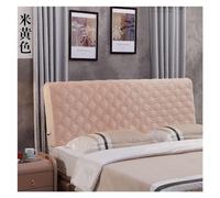 ZMCGNO King Bed Head Cover Couvre-lit Élastique Drap-Housse Tête de lit Brancards esthétiques Panneaux Avant Home Comfort Literie Fluffy Plaid(Cream Color,W120 x H60cm)