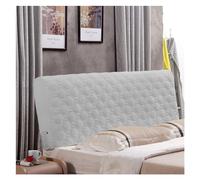 ZMCGNO King Bed Head Cover Couvre-lit Élastique Drap-Housse Tête de lit Brancards esthétiques Panneaux Avant Home Comfort Literie Fluffy Plaid(Light Grey,W180 x H60cm)