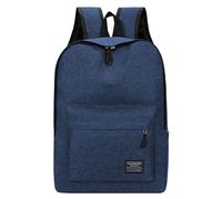 ZMCGNO Sac à dos polyvalent de 15 pouces, tendance, lavable, en tissu Oxford, for ordinateur, noir, gris, bleu, rouge, for écoliers, femmes et hommes(Blue)