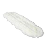 ZMCGNO Tapis Moelleux en Fausse Fourrure Douce, fauteuils Modernes for Salon, décoration, Coiffeuse, Tatami, Chambre à Coucher, Cheveux Longs(2757-White,2.0P Shape 70x200cm)
