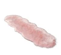 ZMCGNO Tapis Moelleux en Fausse Fourrure Douce, fauteuils Modernes for Salon, décoration, Coiffeuse, Tatami, Chambre à Coucher, Cheveux Longs(2757-Light Pink,1.0P Shape 45x65cm)
