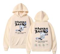 ZMCLZMD Hannah Bahng Sweats À Capuche L'album Mal Compris du Monde Vintage Hoodie Jeune Style Doux À Cordon Casual Retro Couple Top-Khaki||XX_s