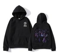 ZMCLZMD Lil Uzi Vert Hoodie New Album Etemal Atake 2 Sweatshirt Street Trend Classique Sac Kangaroo Convient pour Les Couples Hommes Et Femmes-Black||m