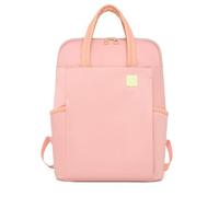 ZMCLZMD Mochila Informal De Cuero Para Hombre Y Mujer Bolso Para Ordenador Portátil Bolso Unisex Estilo Clásico-Pink||30 * 12 * 17cm