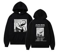 ZMCLZMD Olivia Dean Hoodies l'art De l'amour Cartoon Print Vêtements Sweats À Capuche Y2K Vêtements De Rue-Black||l