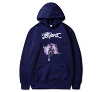 ZMCLZMD Rap Chanteur Lil Uzi Vert Hip-hop Retro Oversized Hoodie Hommes Et Femmes Polaire Casual Vêtements De Sport Unisex S-3XL-navy Blue||x_l