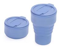 ZMCLZMD Tasse De Voyage Portable Pour Café Tasse À Eau Pliable En Silicone Écologique Poche Boissons Chaudes Et Froides Bureau Salle Sport Design Compact-5||375ml