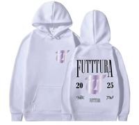 ZMCLZMD Unisex TINI STOESSEL Sweats À Capuche Futtura Tour Album Hoodie Trendy Style Hip-hop Doux Et Sexy Styles Printemps Et Automne Hommes Femmes-White||x_s
