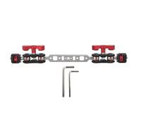 ZMCPODALK Bras articulé avec Double rotule, Barre d’Extension de 12 Pouces, vis de 1/4 de Pouce et Trou fileté de 3/8 de Pouce, Support pour caméra de 4,4 LB pour Moniteur DSLR, caméra d’act