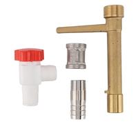 ZMCPODALK Clé de Valve à coupleur Rapide G3/4 en Laiton, Outil de clé à coupleur Rapide pour Tuyau d'arrosage, clé d'arrosage Robuste avec Conception à Prise Rapide, Outil d'irrigation