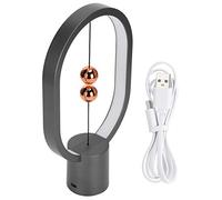 ZMCPODALK Lampe de bureau à LED à absorption magnétique intelligente USB, mini lampe de nuit magnétique avec interrupteur à demi-air, lampe de table interactive sans contact pour la