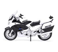 ZMDALI Modèle de Moto pour Yamaha FJR 1300A 1:18 Police Moulage sous Pression Voiture Collection Moto Modèle Jouets(Generic Police)